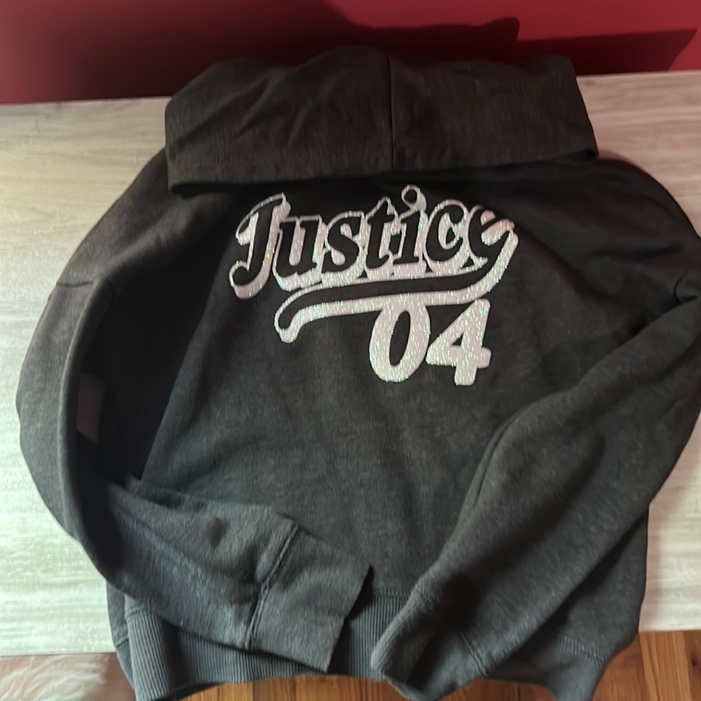 2 Justice sweatshirts